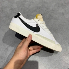 NIKE BLAZER LOW ’77 “WHITE BLACK” DC4769-102 SIZE 38.5 GIÀY 2HAND CHÍNH HÃNG PVN20173