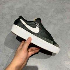 NIKE BLAZER LOW ’77 BLACK WHITE DJ0292-001 SIZE 37.5 GIÀY 2HAND CHÍNH HÃNG PVN20210