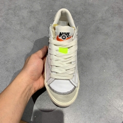 NIKE BLAZER LOW ’77 JUMBO “WHITE BLACK SAIL” DQ1470-101 SIZE 37.5 GIÀY 2HAND CHÍNH HÃNG PVN20188