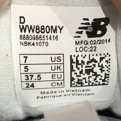 NEW BALANCE 880 WW880MY SIZE 37.5 GIÀY 2HAND CHÍNH HÃNG PVN20164