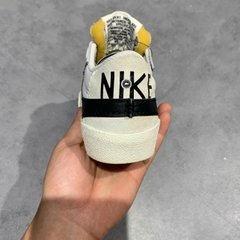 NIKE BLAZER LOW '77 JUMBO 'WHITE BLACK' DQ1470 101 - SIZE 38 GIÀY 2HAND CHÍNH HÃNG - PVN20259