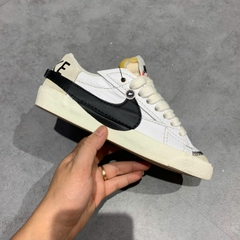 NIKE BLAZER LOW '77 JUMBO 'WHITE BLACK' DQ1470 101 - SIZE 38 GIÀY 2HAND CHÍNH HÃNG - PVN20259