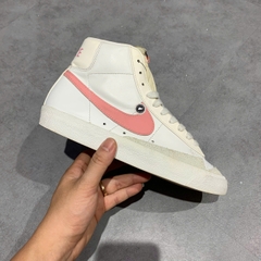 NIKE BLAZER MID ’77 “WHITE SUNSET PULSE” CZ1055-114 SIZE 37.5 GIÀY 2HAND CHÍNH HÃNG PVN20122