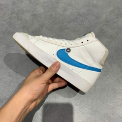 NIKE BLAZER MID ’77 WHITE LASER BLUE DA4086-107 SIZE 36.5 GIÀY 2HAND CHÍNH HÃNG PVN20241