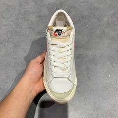 NIKE BLAZER LOW ’77 WHITE ROSE DC4769-109 SIZE 37.5 GIÀY 2HAND CHÍNH HÃNG PVN20232