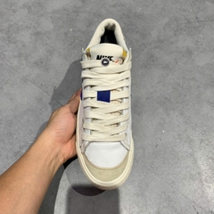 NIKE BLAZER LOW ’77 JUMBO “WHITE / OLD ROYAL” DQ8768-100 SIZE 42 ½ GIÀY 2HAND CHÍNH HÃNG PVN19972