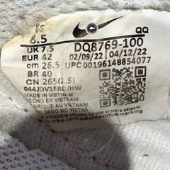 NIKE BLAZER LOW ’77 JUMBO “WHITE / PHOTON DUST / UNIVERSITY RED” DQ8769-100 SIZE 42 GIÀY 2HAND CHÍNH HÃNG PVN19931