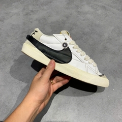 NIKE BLAZER LOW ’77 JUMBO ‘WHITE/BLACK/SAIL’ DN2158-101 SIZE 42.5 GIÀY 2HAND CHÍNH HÃNG PVN19985