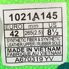 ASICS GEL-BND ‘WHITE BLACK’ 1021A145 SIZE 42 GIÀY 2HAND CHÍNH HÃNG PVN20084