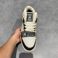 MLB CHUNKY LINER MID CLASSIC MONOGRAM NY YANKEES 3ASXCMM4N SIZE 42 GIÀY 2HAND CHÍNH HÃNG PVN19961