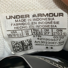 UNDER ARMOUR 3Z5 ‘WHITE’ 3023087-105 SIZE 42.5 GIÀY 2HAND CHÍNH HÃNG PVN20029