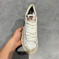 NIKE BLAZER LOW PLATFORM WHITE/BLACK DJ0292-101 SIZE 38.5 GIÀY 2HAND CHÍNH HÃNG PVN20212