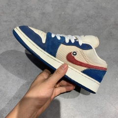 NIKE AIR JORDAN 1 GS LOW SE 'BLUE CHUTNEY' DR6960-400 SIZE 37.5 GIÀY 2HAND CHÍNH HÃNG PVN20233