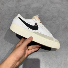 NIKE BLAZER LOW PLATFORM WHITE/BLACK DJ0292-101 SIZE 36.5 GIÀY 2HAND CHÍNH HÃNG PVN20158
