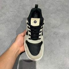 NIKE COURT BOROUGH LOW PREMIUM 'BLACK GREY SAIL' 844881-005 SIZE 40.5 GIÀY 2HAND CHÍNH HÃNG PVN19989