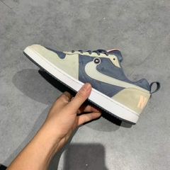 NIKE COURT BOROUGH LOW PREMIUM 'ARMORY BLUE' 861533-400 SIZE 40.5 GIÀY 2HAND CHÍNH HÃNG PVN19927