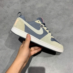 NIKE COURT BOROUGH LOW PREMIUM 'ARMORY BLUE' 861533-400 SIZE 40.5 GIÀY 2HAND CHÍNH HÃNG PVN19927