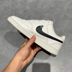 NIKE COURT VISION LOW “WHITE / BLACK / WHITE” DH2987-101 SIZE 40 GIÀY 2HAND CHÍNH HÃNG PVN19936