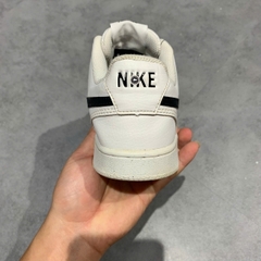 NIKE COURT VISION LOW “WHITE / BLACK / WHITE” DH2987-101 SIZE 40 GIÀY 2HAND CHÍNH HÃNG PVN19936