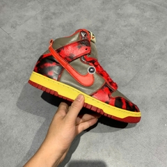 NIKE DUNK HIGH “RED ACID WASH” DD9404-600 SIZE 40 GIÀY 2HAND CHÍNH HÃNG PVN20019