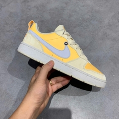 NIKE COURT BOROUGH LOW RECRAFT “PALE IVORY / MELON TINT” DV5456-107 SIZE 40 GIÀY 2HAND CHÍNH HÃNG PVN20095