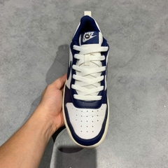 NIKE COURT BOROUGH LOW 2 “WHITE / BLUE VOID / SIGNAL BLUE” BQ5448-107 SIZE 40 GIÀY 2HAND CHÍNH HÃNG PVN20109