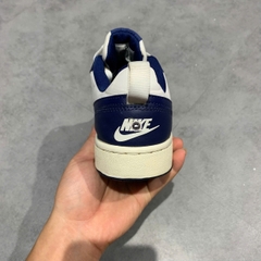 NIKE COURT BOROUGH LOW 2 “WHITE / BLUE VOID / SIGNAL BLUE” BQ5448-107 SIZE 40 GIÀY 2HAND CHÍNH HÃNG PVN20109