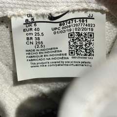 NIKE CLASSIC CORTEZ “WHITE / BLACK” 807471-101 SIZE 40 GIÀY 2HAND CHÍNH HÃNG PVN19943