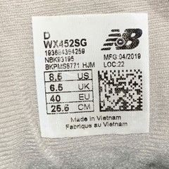 NEW BALANCE 452 'WHITE LIGHT CLIFF GREY' WX452SG SIZE 40 GIÀY 2HAND CHÍNH HÃNG PVN20028