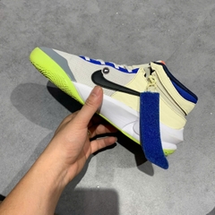 NIKE TEAM HUSTLE D10 FLYEASE “WHITE MULTI-COLOR” FB1395-101 SIZE 40 GIÀY 2HAND CHÍNH HÃNG PVN20089