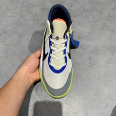 NIKE TEAM HUSTLE D10 FLYEASE “WHITE MULTI-COLOR” FB1395-101 SIZE 40 GIÀY 2HAND CHÍNH HÃNG PVN20089