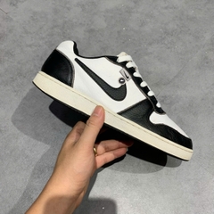 NIKE EBERNON LOW PRM “WHITE / BLACK / WOLF GREY” AQ1774-102 SIZE 40.5 GIÀY 2HAND CHÍNH HÃNG PVN20085