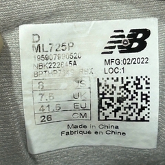 NEW BALANCE 725 ‘GREY’ ML725P SIZE 41.5 GIÀY 2HAND CHÍNH HÃNG PVN20326