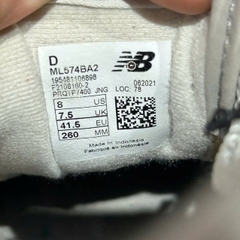 NEW BALANCE 574 ‘GREY SKY BLUE’ ML574BA2 SIZE 41.5 GIÀY 2HAND CHÍNH HÃNG PVN20366