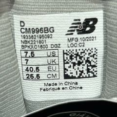 NEW BALANCE 996 ‘GREY / SILVER’ CM996BG SIZE 40.5 GIÀY 2HAND CHÍNH HÃNG PVN20346