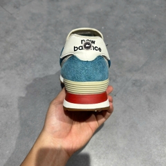 NEW BALANCE 574 ‘RAINBOW PACK NATURAL INDIGO’ ML574HC2 SIZE 40.5 GIÀY 2HAND CHÍNH HÃNG PVN20319