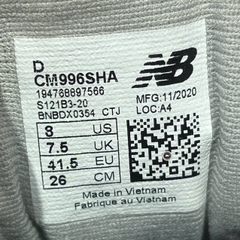 NEW BALANCE 996 ‘GREY ORANGE’ CM996SHA SIZE 41.5 GIÀY 2HAND CHÍNH HÃNG PVN20332