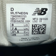 New Balance 574 ‘Navy’ – ML574EGN SIZE 41.5 Giày 2hand chính hãng PVN20364