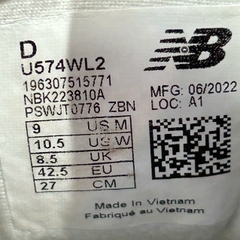 NEW BALANCE 574 ‘BLUE WHITE’ U574WL2 SIZE 42.5 GIÀY 2HAND CHÍNH HÃNG PVN20353
