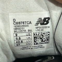 NEW BALANCE 878 ‘WHITE/YELLOW/BLACK/GREY’ CM878TCA SIZE 42.5 GIÀY 2HAND CHÍNH HÃNG PVN20351