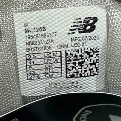 NEW BALANCE 725 ‘METALLIC SILVER / WHITE’ ML725B SIZE 43 GIÀY 2HAND CHÍNH HÃNG PVN20348