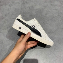 PUMA SMASH VULC 'WHITE BLACK' 359622 05 SIZE 36 GIÀY 2HAND CHÍNH HÃNG PVN20916