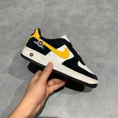 NIKE AIR FORCE 1 LOW ATHLETIC CLUB BLACK UNIVERSITY GOLD (GS) DH9597 002 SIZE 36.5 GIÀY 2HAND CHÍNH HÃNG PVN20713