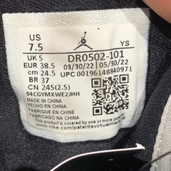 NIKE AIR JORDAN 1 LOW SE HOMAGE SPLIT WHITE BLACK DR0502 101 SIZE 38.5 GIÀY 2HAND CHÍNH HÃNG PVN20740