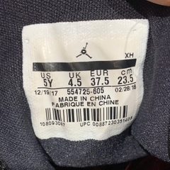 AIR JORDAN 1 RETRO MID GS 'GYM RED WHITE' 554725 605 SIZE 37.5 GIÀY 2HAND CHÍNH HÃNG PVN20732