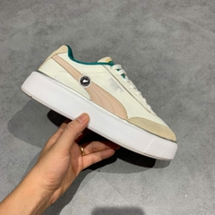 PUMA OSLO MAYA FOR CASUAL SHOES WHITE/PINK 375059-01 SIZE 38 GIÀY 2HAND CHÍNH HÃNG PVN20821