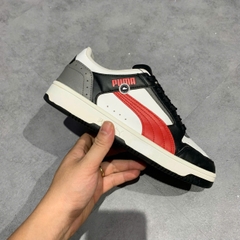 PUMA REBOUND JOY LOW 'WHITE URBAN RED' 380747-06 SIZE 38 GIÀY 2HAND CHÍNH HÃNG PVN20951