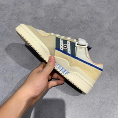 ADIDAS ORIGINALS FORUM 84 LOW WHITE BLUE H03721 SIZE 38 2/3 GIÀY 2HAND CHÍNH HÃNG PVN20820