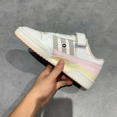 ADIDAS FORUM LOW CITY J 'WHITE ALMOST PINK' GY8369 SIZE 37 1/3 GIÀY 2HAND CHÍNH HÃNG PVN20832