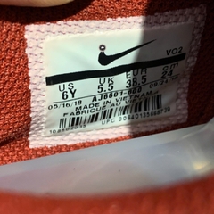 NIKE AIR FORCE 1 UTILITY GS 'DUNE RED' AJ6601 600 SIZE 38.5 GIÀY 2HAND CHÍNH HÃNG PVN20795